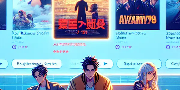 Modern online cinema interface for an adult video platform featuring Japanese AV films and user-friendly navigation.